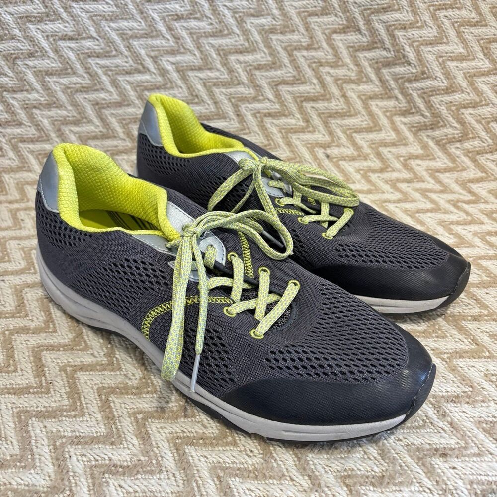 Vionic Women's Emerald Lace Up Mesh Athletic Shoes Sneakers Gray Size 10